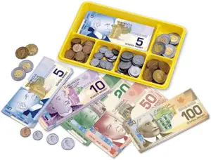 Canadian "school money" playset