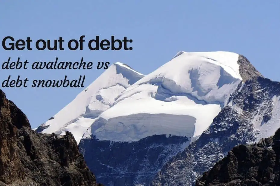Debt snowball vs debt avalanche