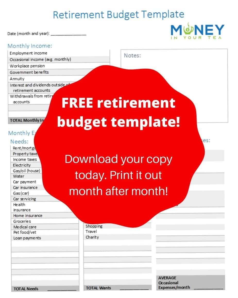 Retirement Budget Template